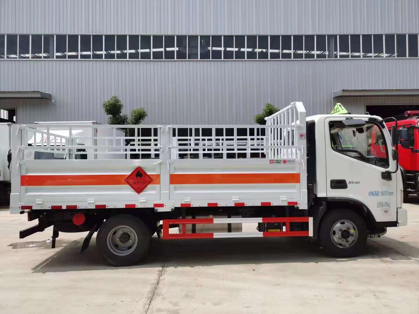 福田歐馬可4.1米貨廂氣瓶運輸車 福田歐馬可4.1米貨廂氣瓶運輸車