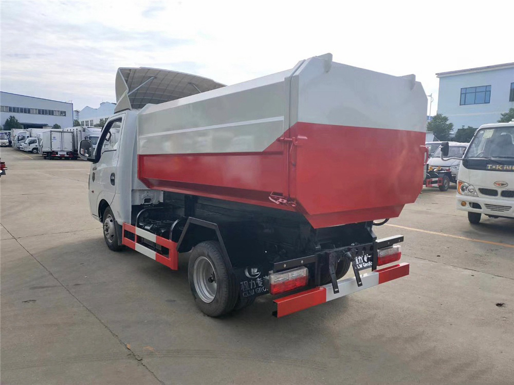 國六3-4方 藍牌東風途逸掛桶垃圾車 國六3-4方 藍牌東風途逸掛桶垃圾車