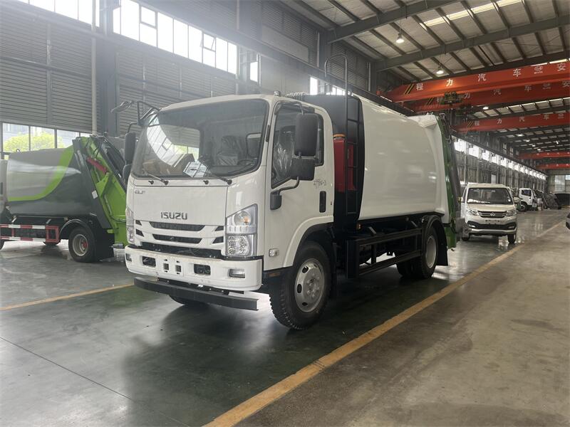 8立方慶鈴五十鈴壓縮式垃圾車(chē) 8立方慶鈴五十鈴壓縮式垃圾車(chē)
